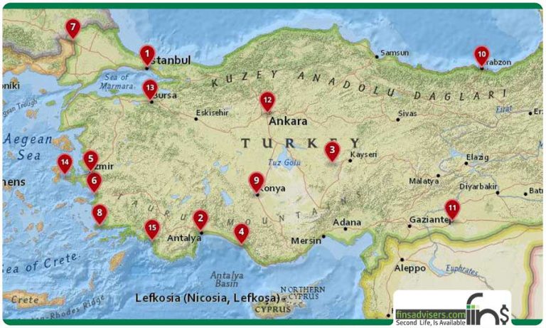 ۱۵ شهر برتر ترکیه که حتما باید ببینید