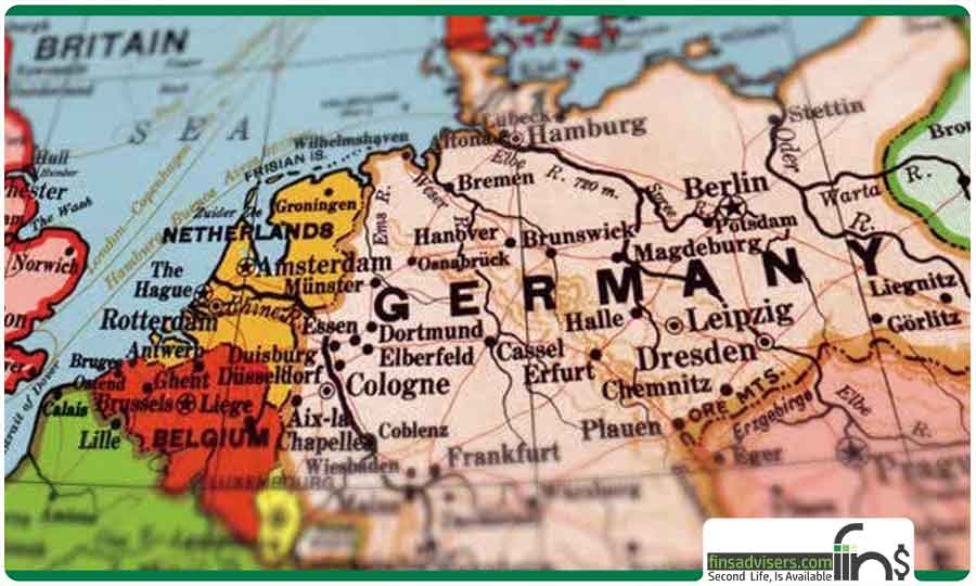 نقشه کشور آلمان