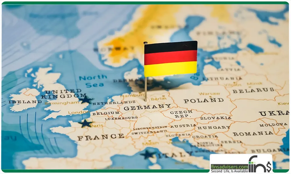 موقعیت جغرافیایی کشور آلمان به چه صورت است ؟