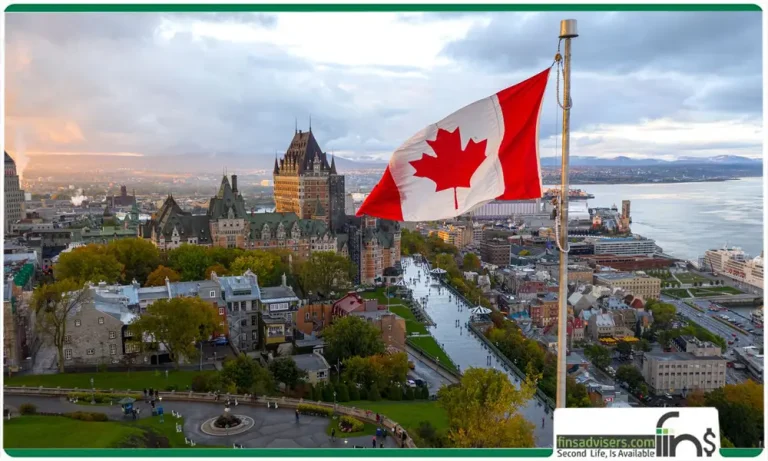 تصویر پرچم کانادا بر فراز شهر - تفاوت ICT و IMP کانادا